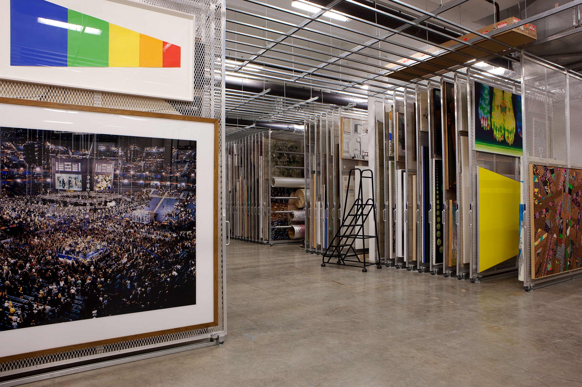 Artwork in storage