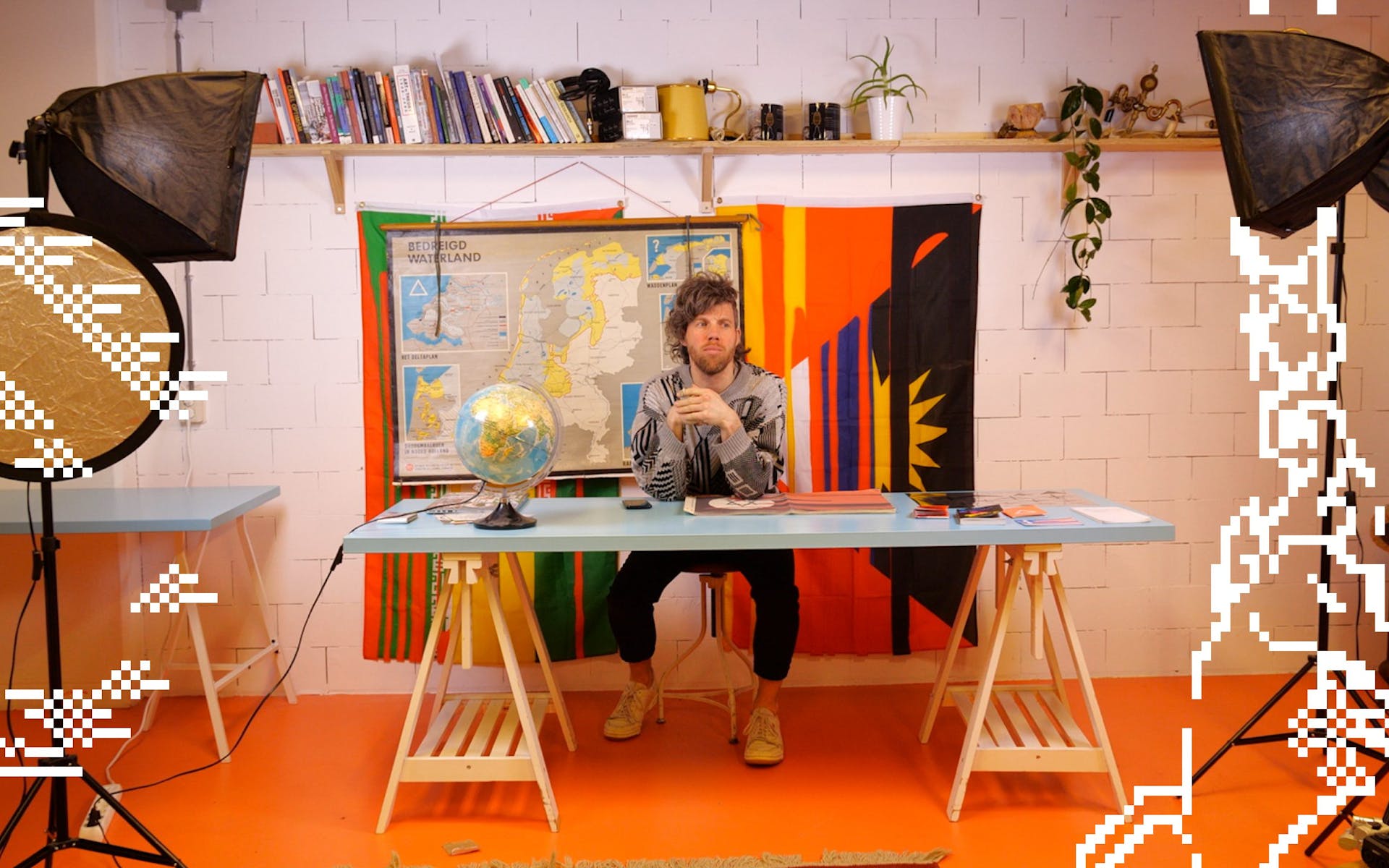 Image of designer Ruben Pater in his studio