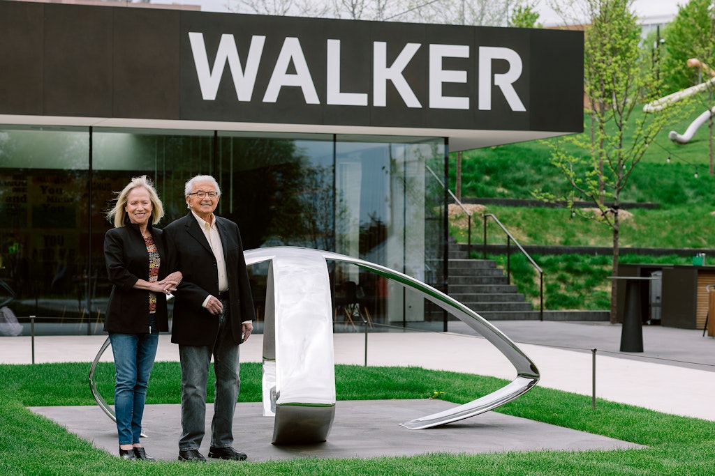 Photo of Walker supporter's Phyllis Sher and Ken Swaiman