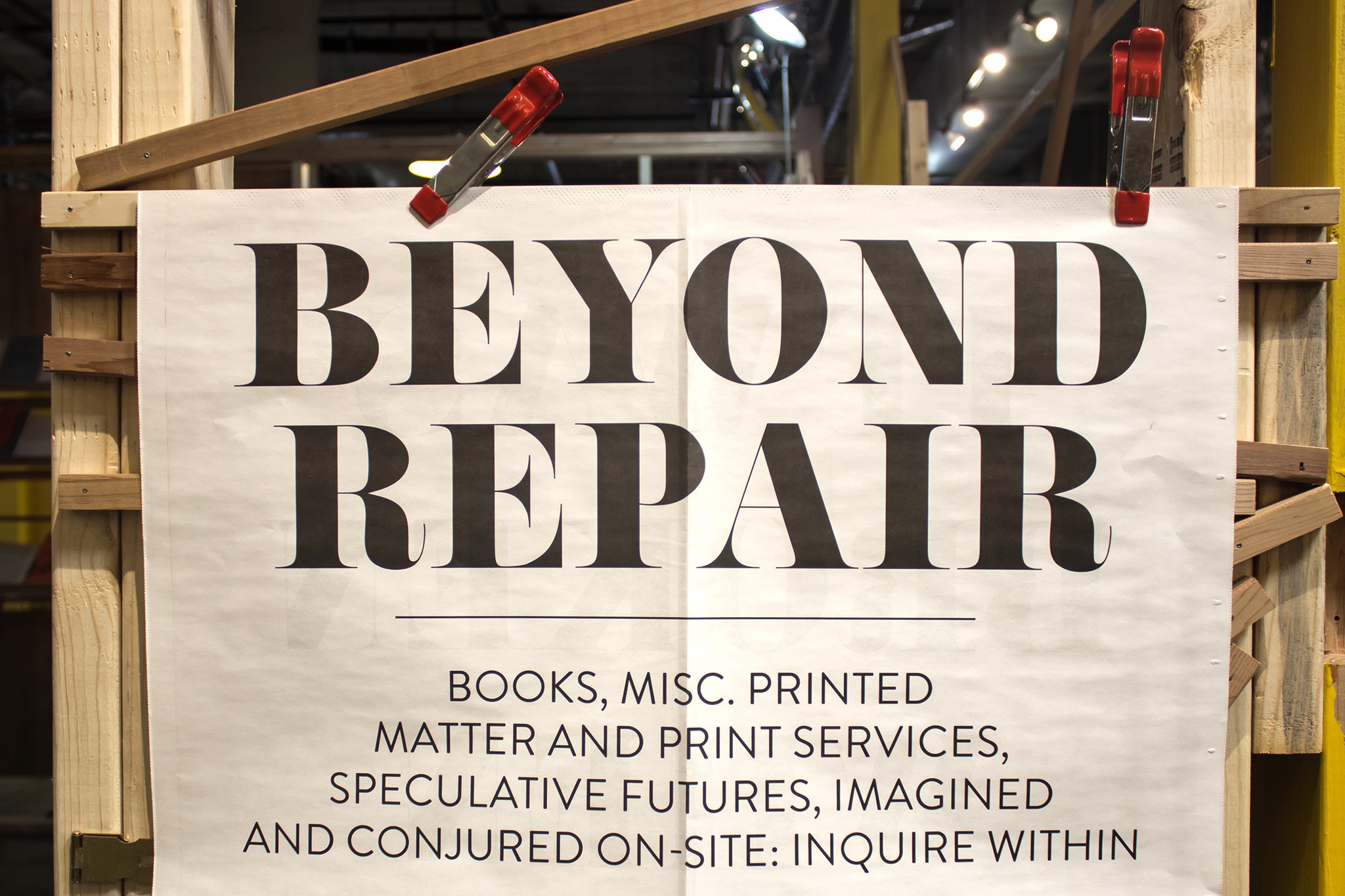 Beyond Repair Art Community And An Expanded Notion Of Publication   Enter2 