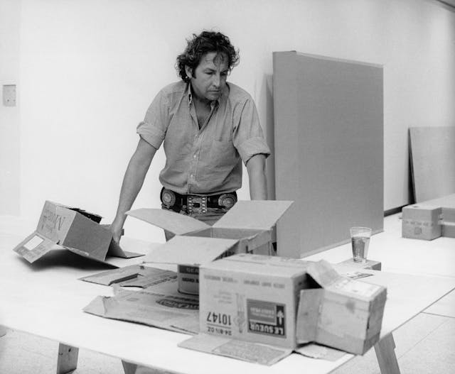 Robert Rauschenberg photographic portrait