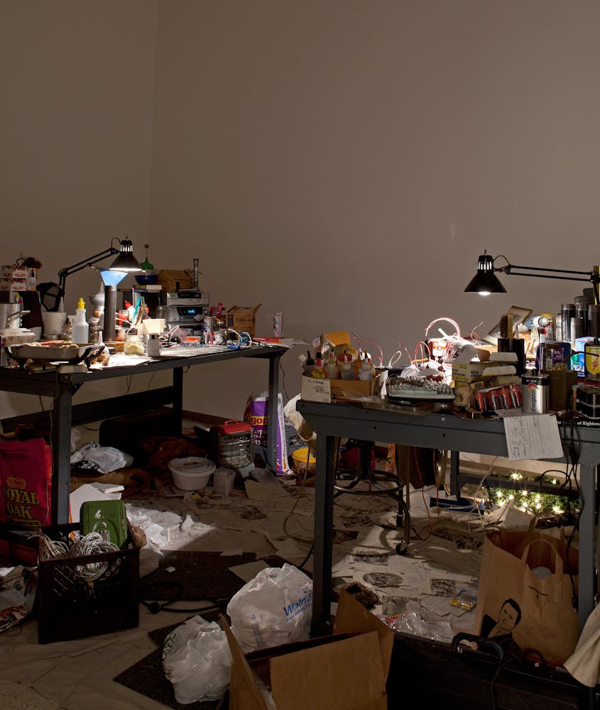 Installation view of the exhibition Absentee Landlord, 2011