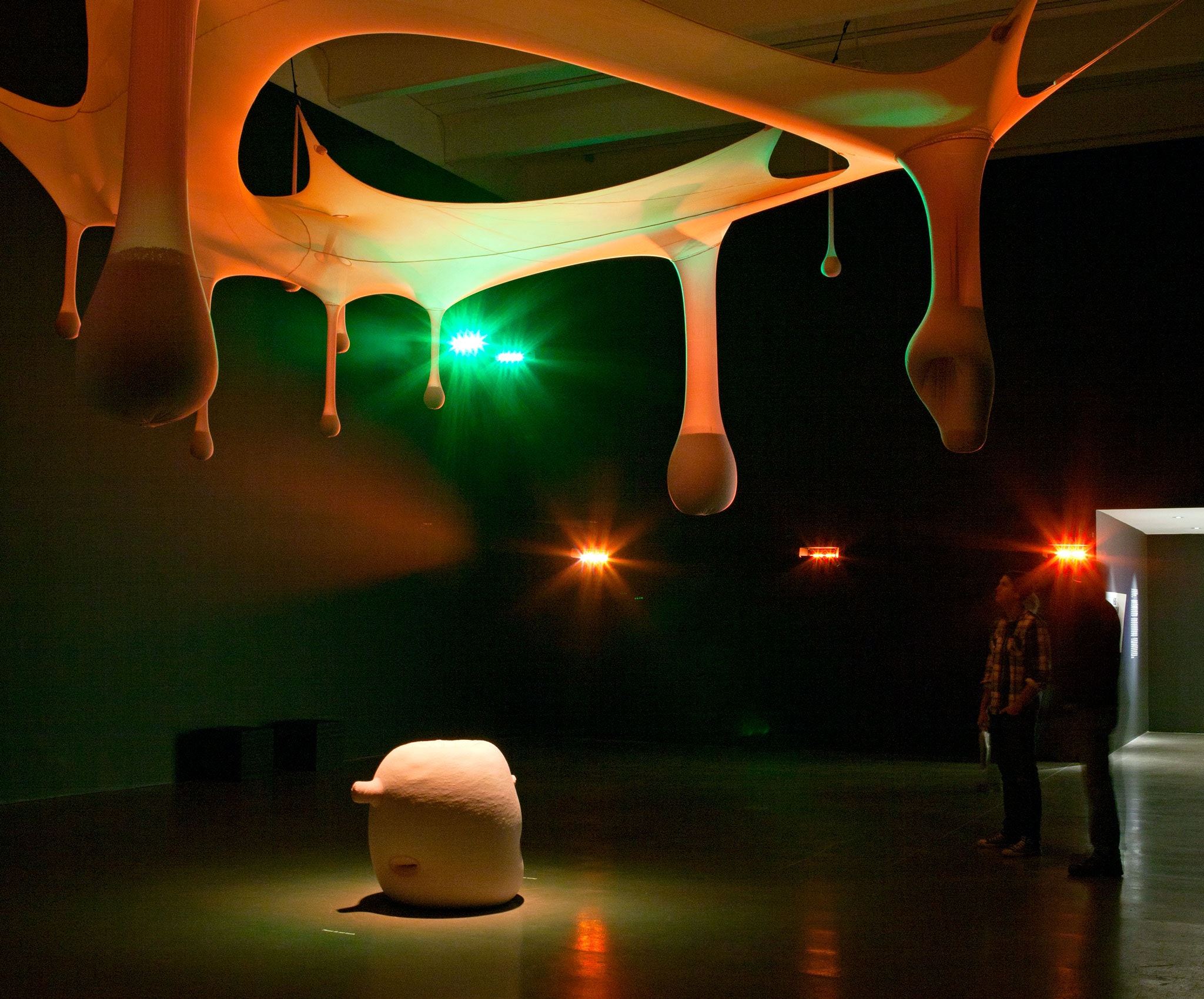 Installation view of the exhibition Dance Works II: Merce Cunningham/Ernesto Neto, 2011