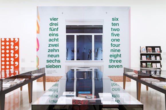 Installation view of the exhibition Graphic Design: Now in Production, 2011