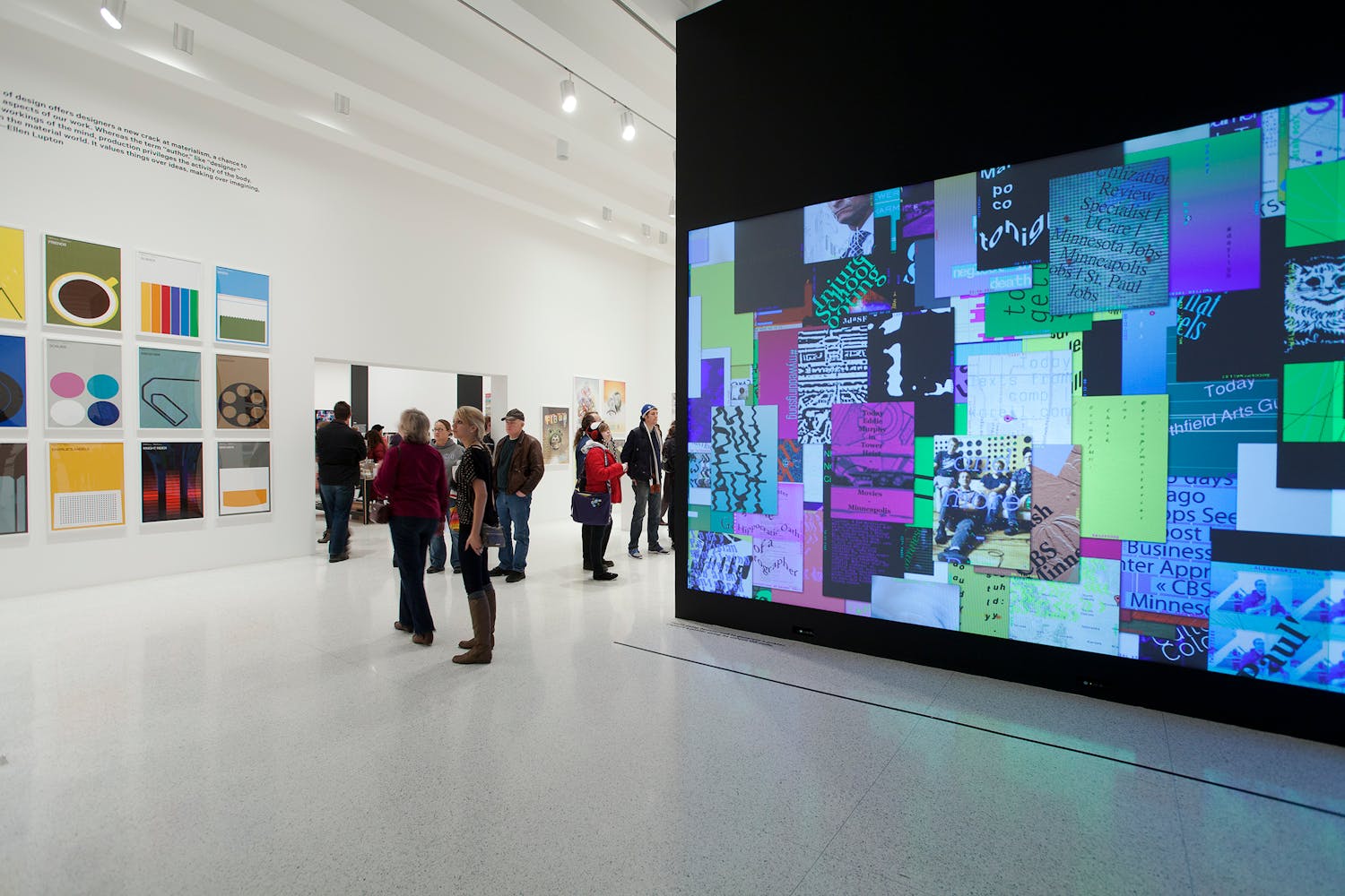 Installation view of the exhibition Graphic Design: Now in Production, 2011 (Photo: Gene Pittman, ©Walker Art Center)