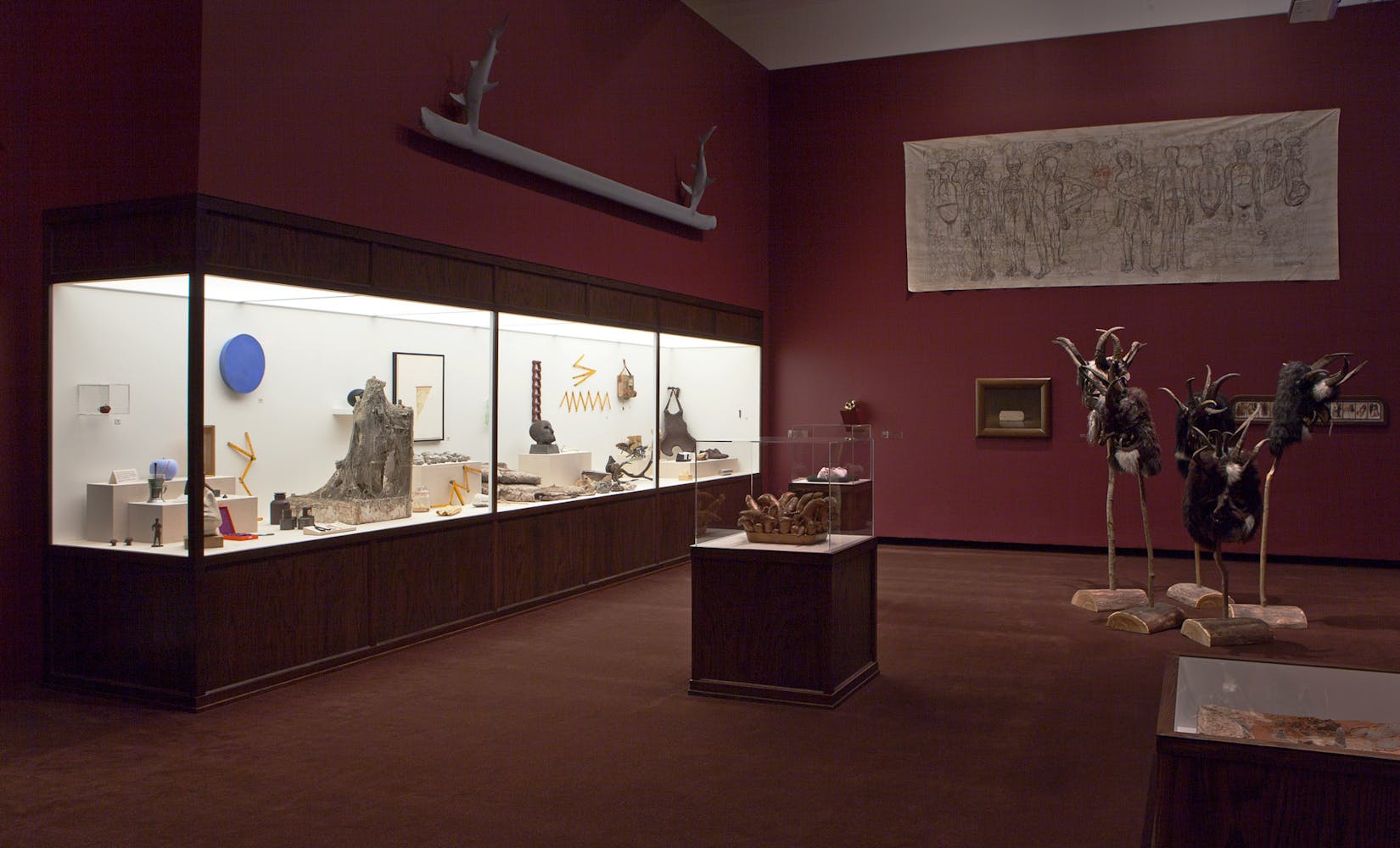 Installation view of the exhibition Midnight Party, 2011