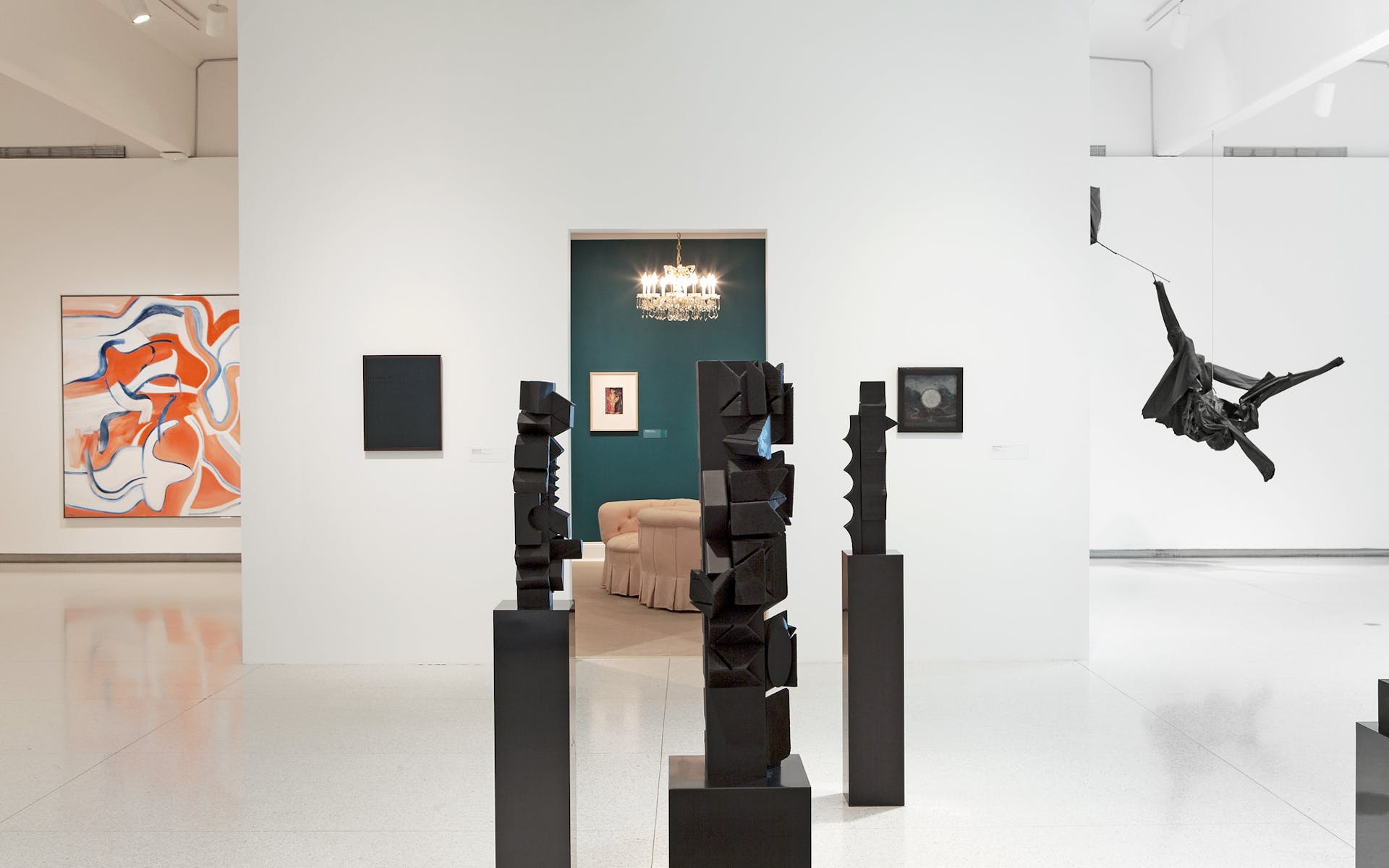 Installation view of the exhibition Midnight Party, 2011