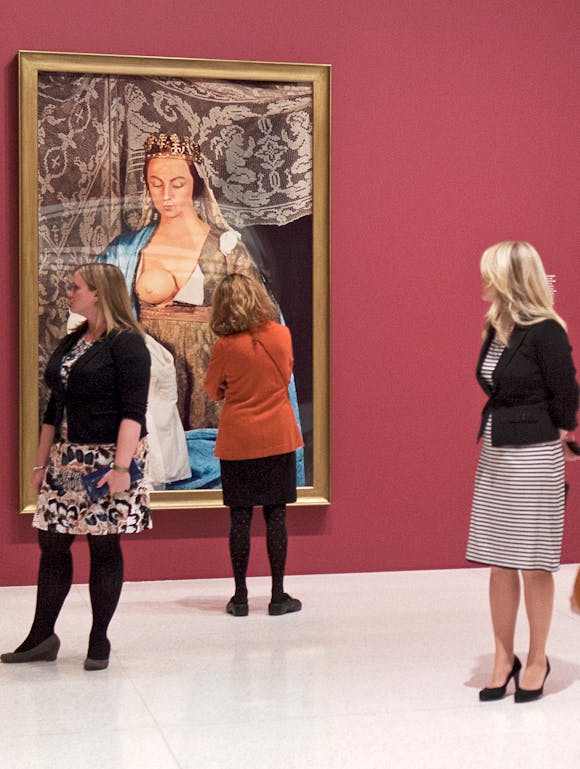 Installation view of the exhibition Cindy Sherman, 2012