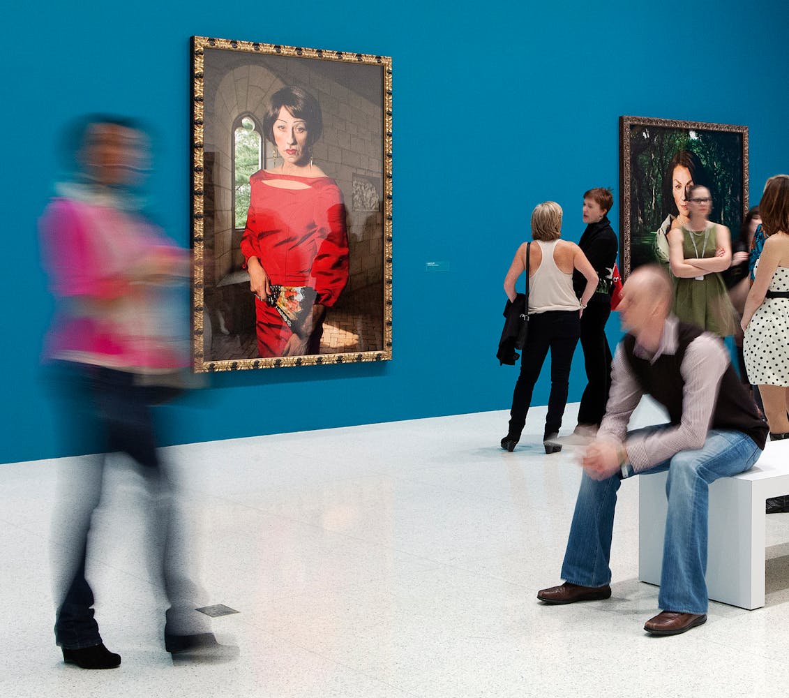 Installation view of the exhibition Cindy Sherman, 2012
