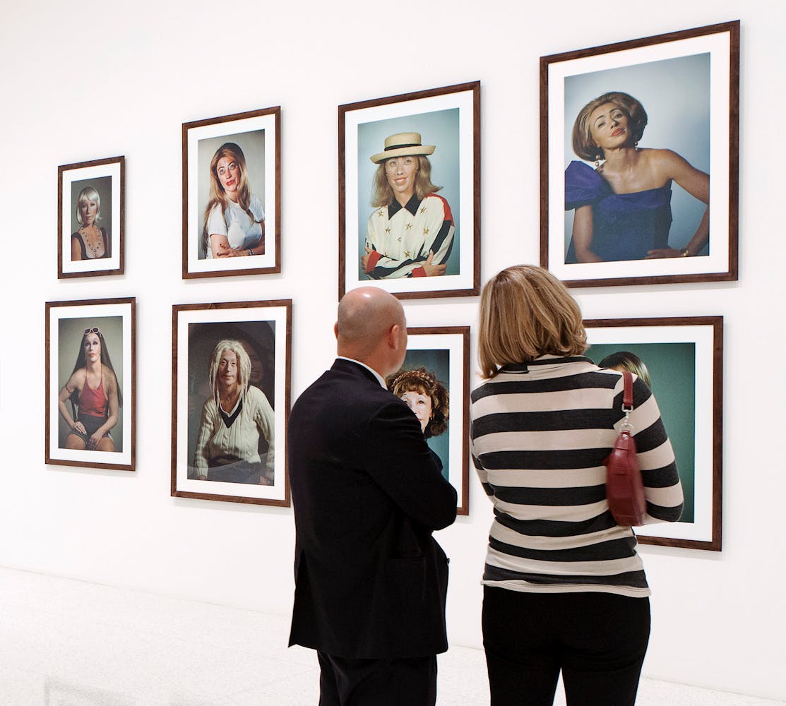 Installation view of the exhibition Cindy Sherman, 2012