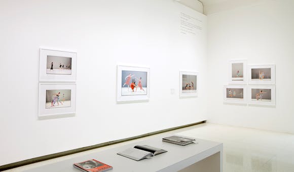 Installation view of the exhibition Dance Works III: Merce Cunningham / Rei Kawakubo, 2012