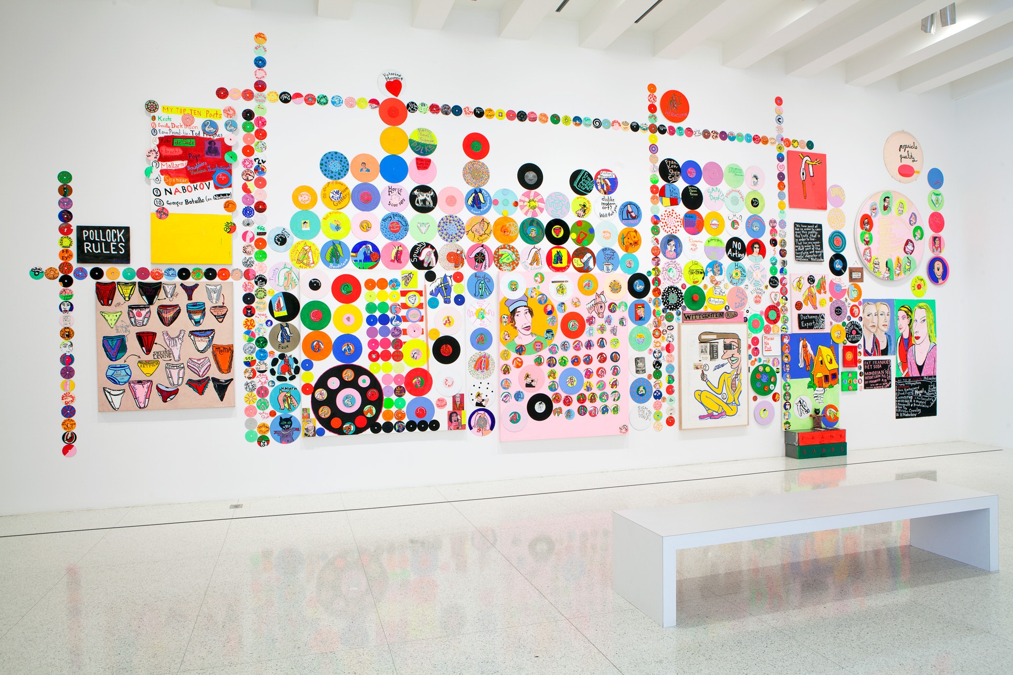 Installation view of the exhibition Frank Gaard: Poison & Candy, 2012