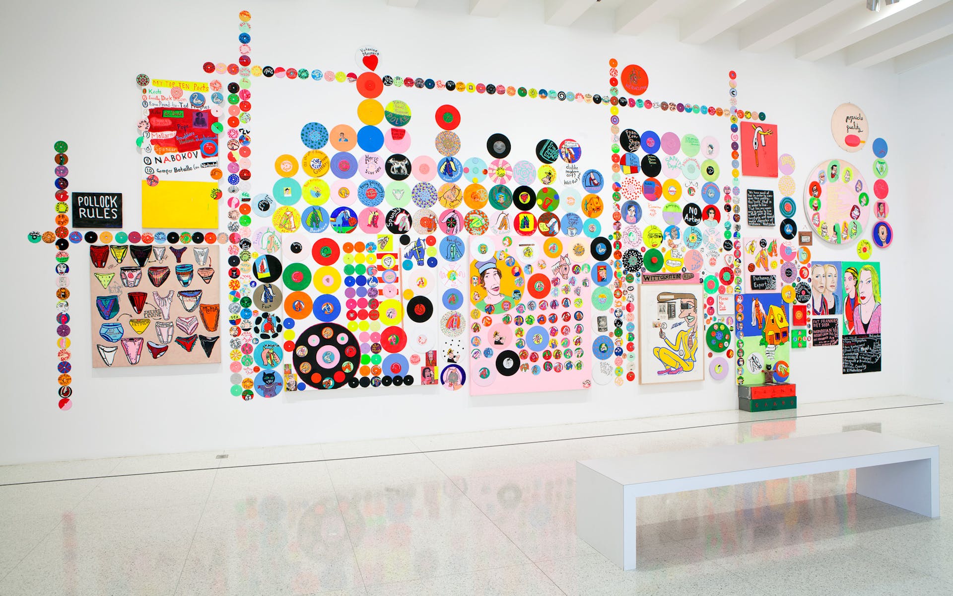 Installation view of the exhibition Frank Gaard: Poison &amp; Candy, 2012
