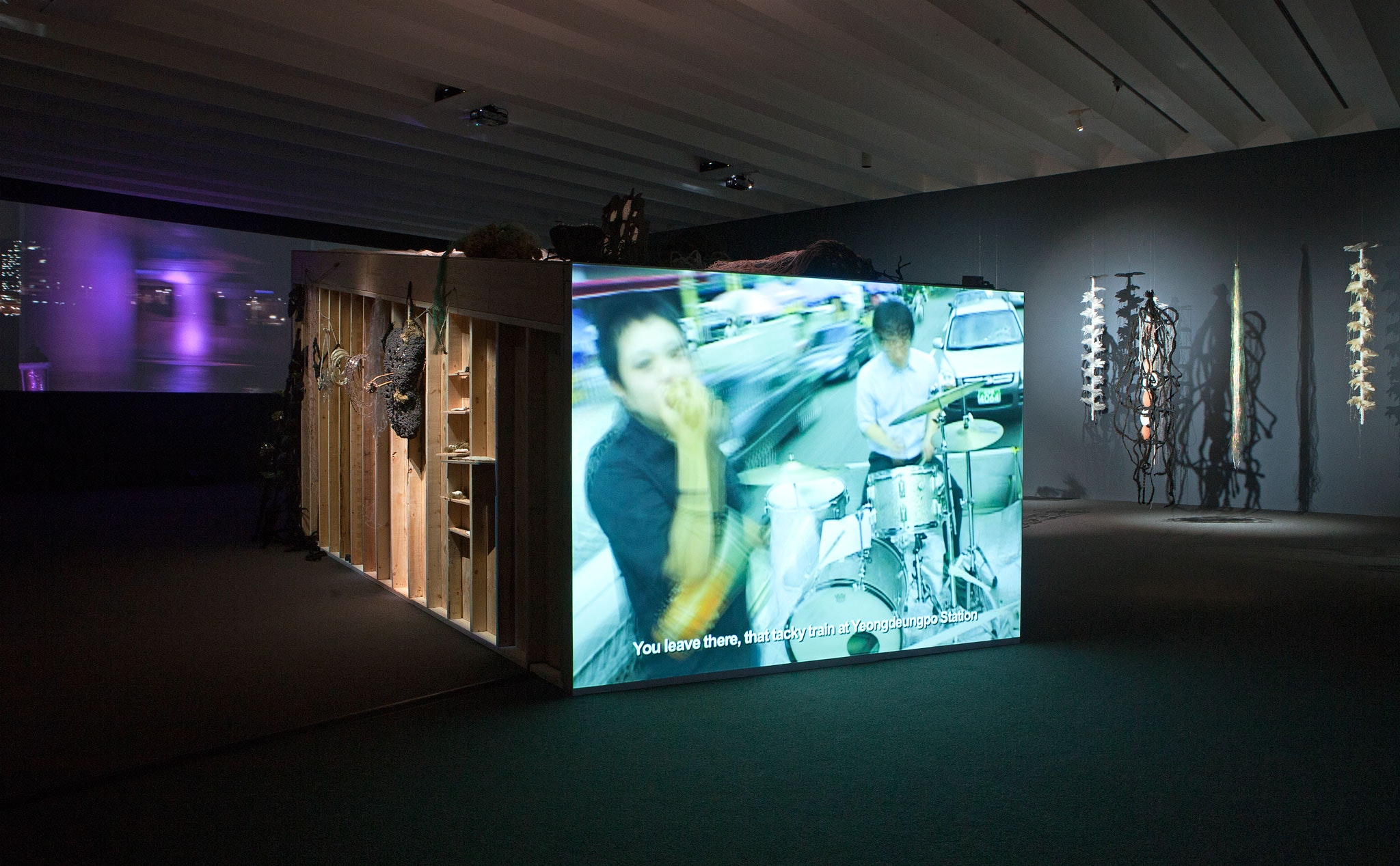 Installation view of the exhibition Minouk Lim: Heat of Shadows, 2012