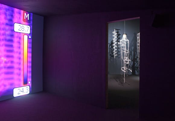 Installation view of the exhibition Minouk Lim: Heat of Shadows, 2012