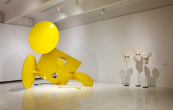 Installation view of the exhibition Claes Oldenburg: The Sixties, 2013