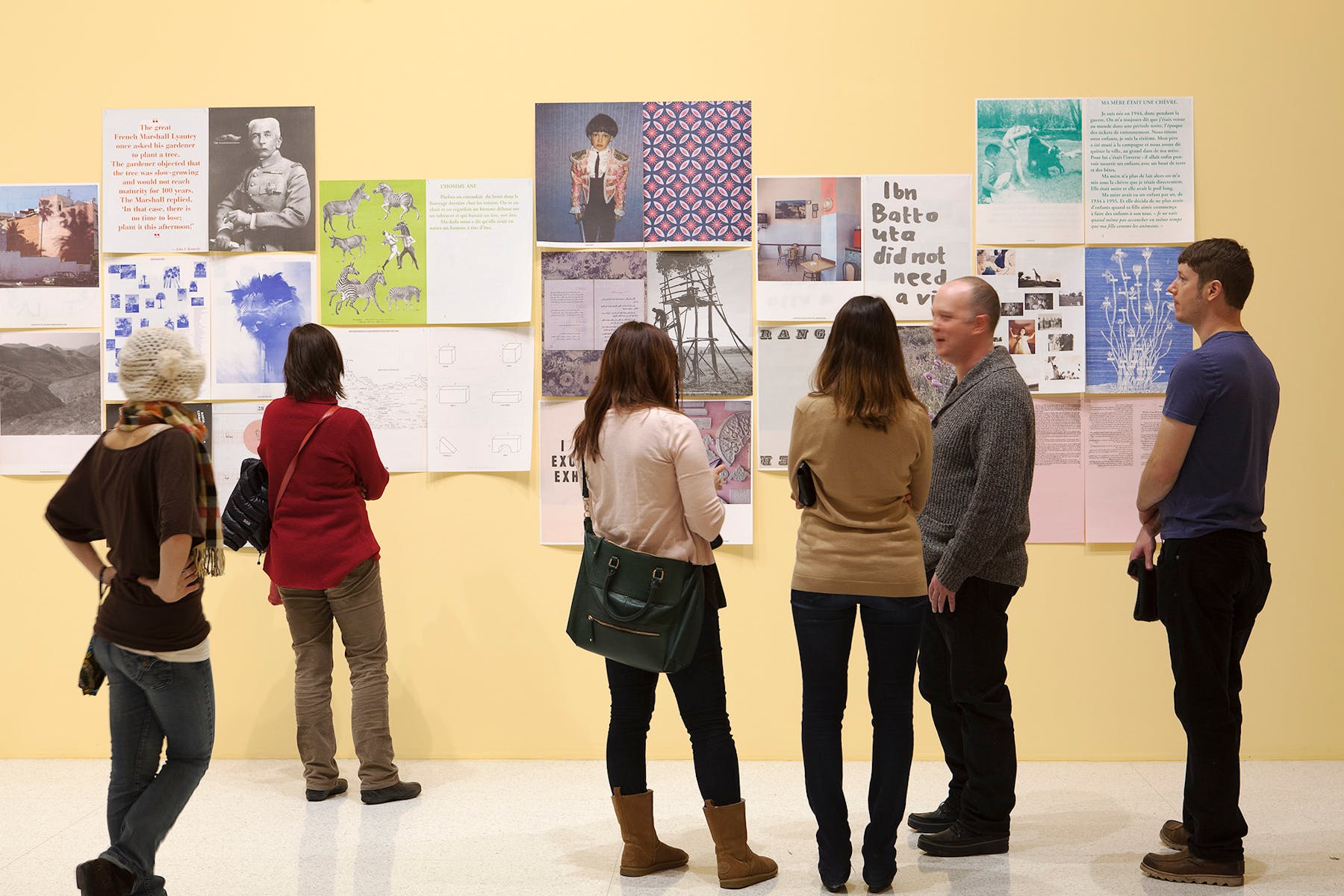 Opening of the exhibition Album: Cinematheque Tangier, a project by Yto Barrada, 2013