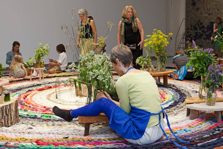 Opening of the exhibition Fritz Haeg: At Home in the City, 2013