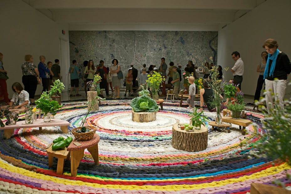 Opening of the exhibition Fritz Haeg: At Home in the City, 2013