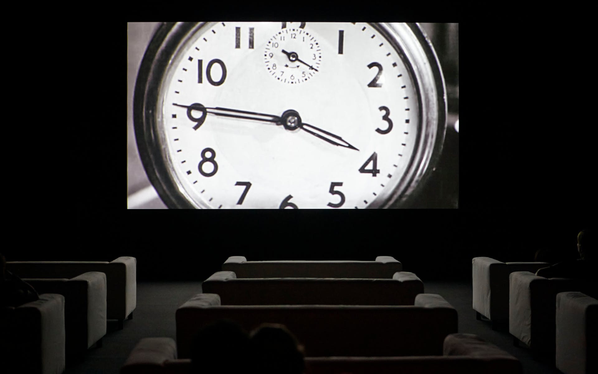 View of the exhibition Christian Marclay: The Clock, 2014