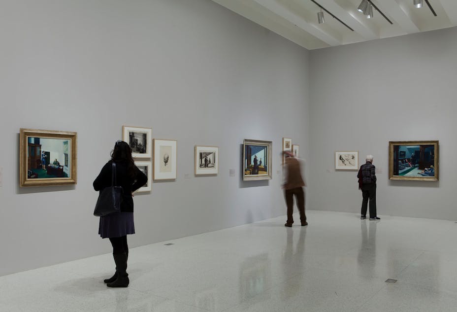 View of the exhibition Hopper Drawing: A Painter’s Process, 2014