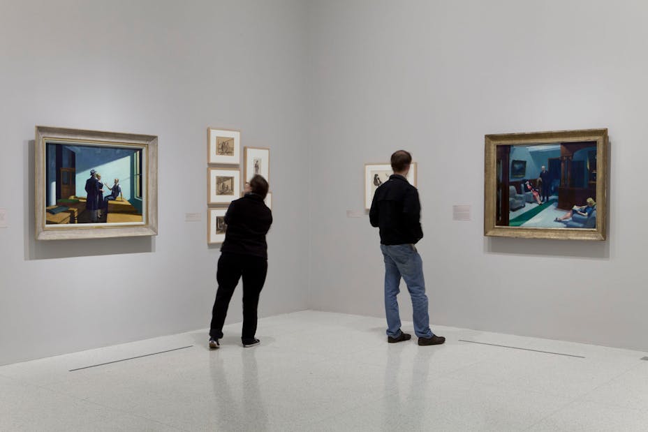 View of the exhibition Hopper Drawing: A Painter’s Process, 2014