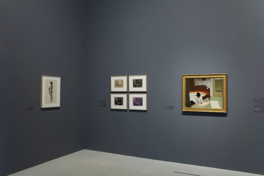 View of the exhibition Hopper Drawing: A Painter’s Process, 2014