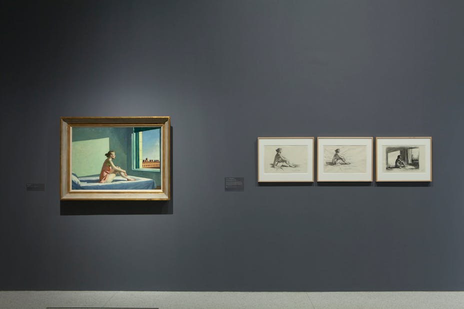 View of the exhibition Hopper Drawing: A Painter’s Process, 2014