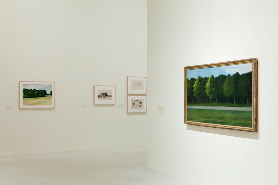 View of the exhibition Hopper Drawing: A Painter’s Process, 2014