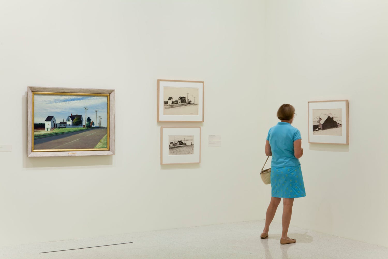 View of the exhibition Hopper Drawing: A Painter’s Process, 2014
