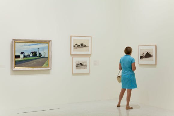 View of the exhibition Hopper Drawing: A Painter’s Process, 2014