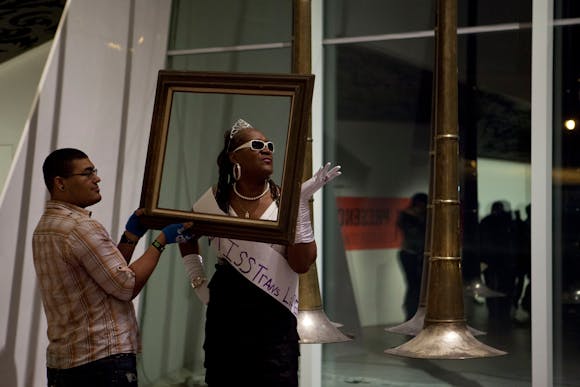 Holding Court: Andrea Jenkins, 2014; part of the exhibition Radical Presence: Black Performance in Contemporary Art, 2014