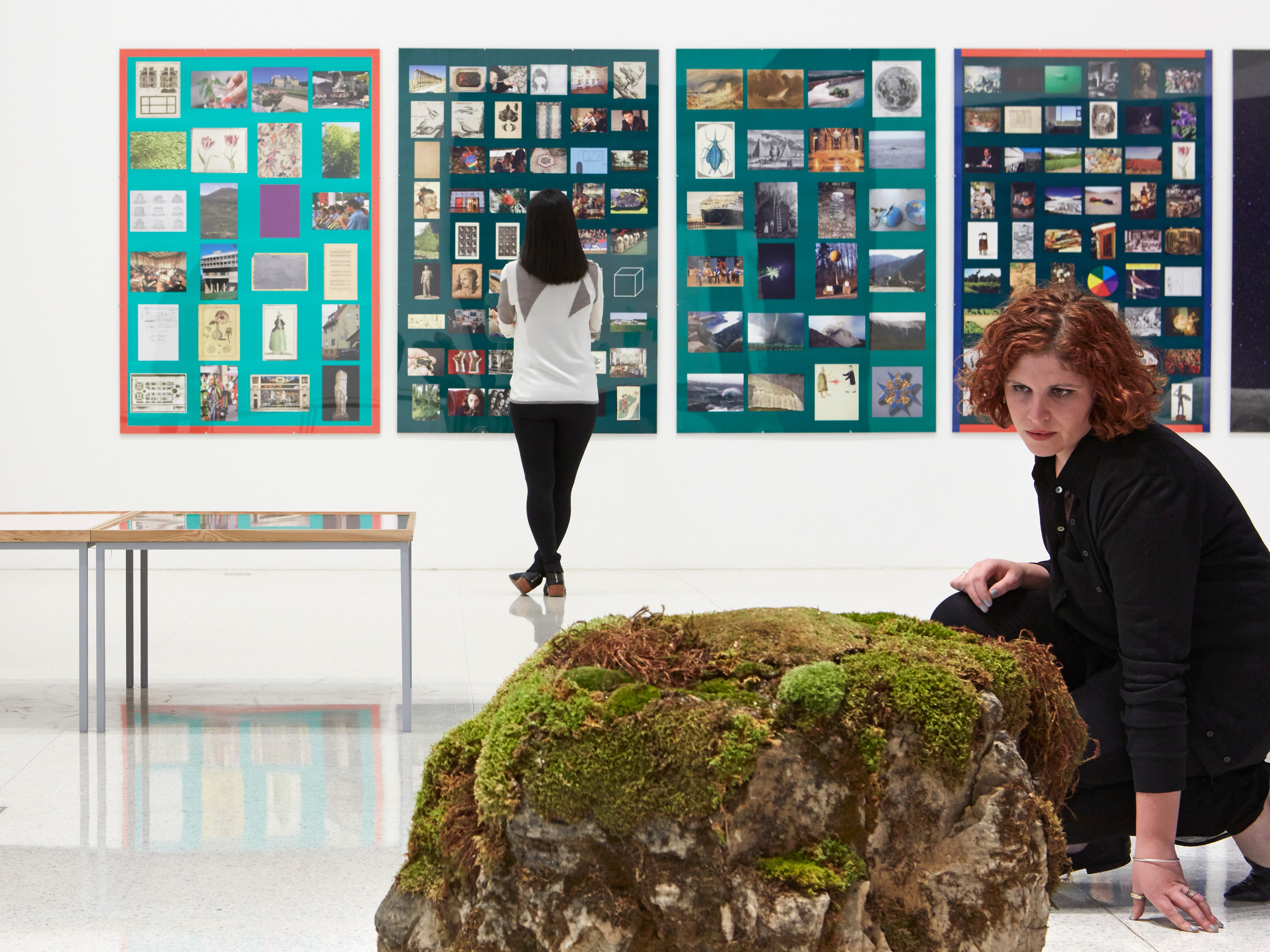 View of the exhibition Andrea Büttner, 2015