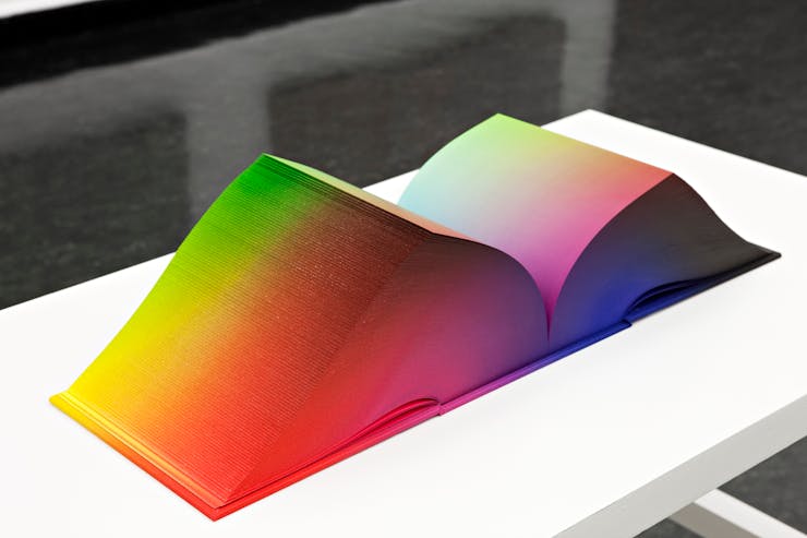 Gradient -- Tauba Auerbach -- RGB Colorspace Atlas