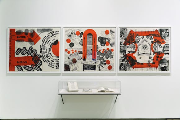 View of the exhibition Hippie Modernism: The Struggle for Utopia, 2015