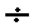divided symbol