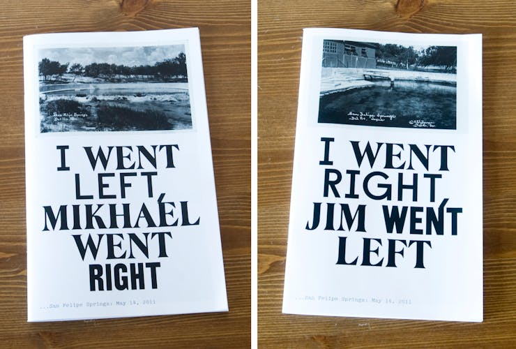 To the left of me, to the right of me.