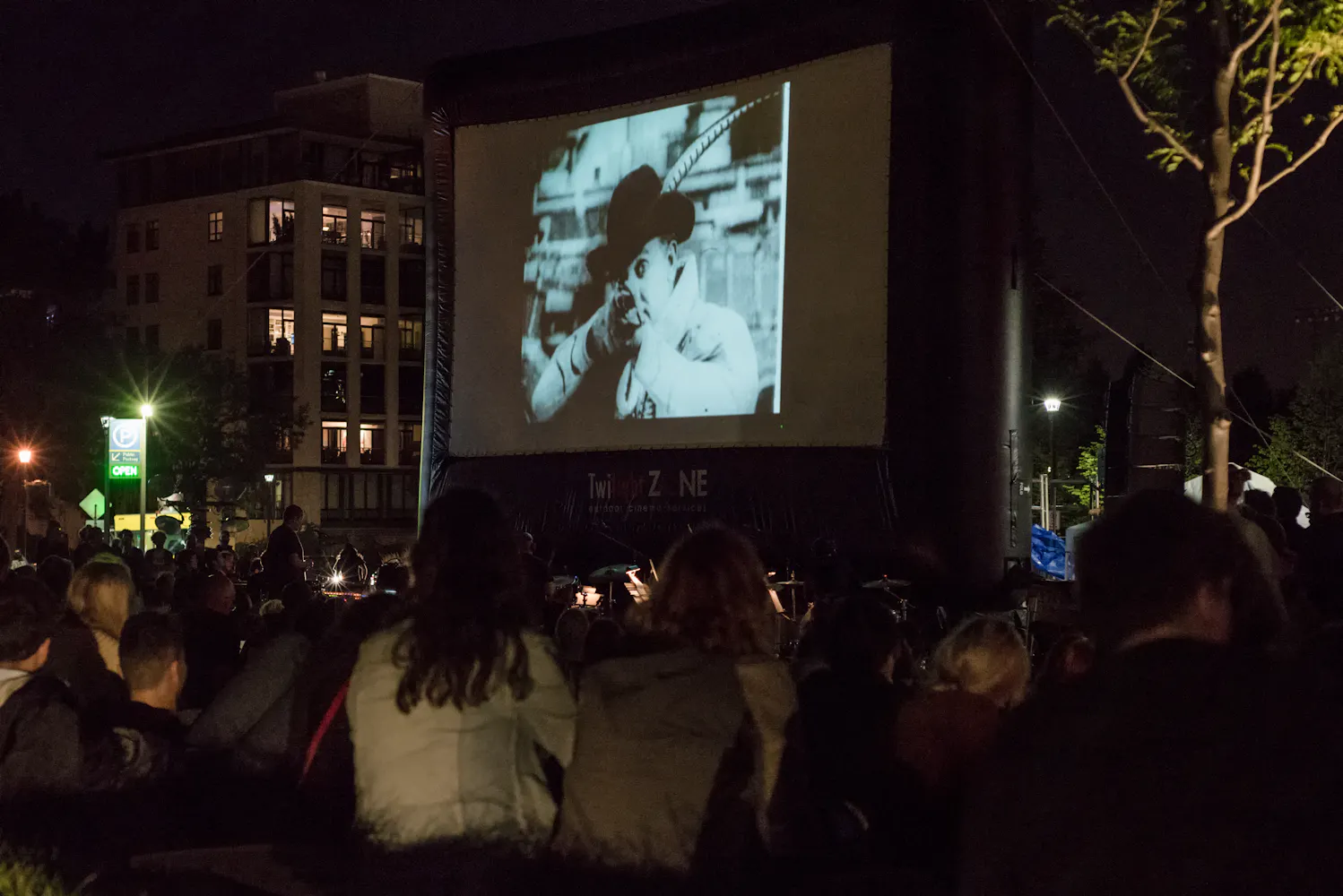 Sound for Silents: Film + Music on the Walker Hillside, August 17, 2017. Photo by Galen Fletcher for Walker Art Center