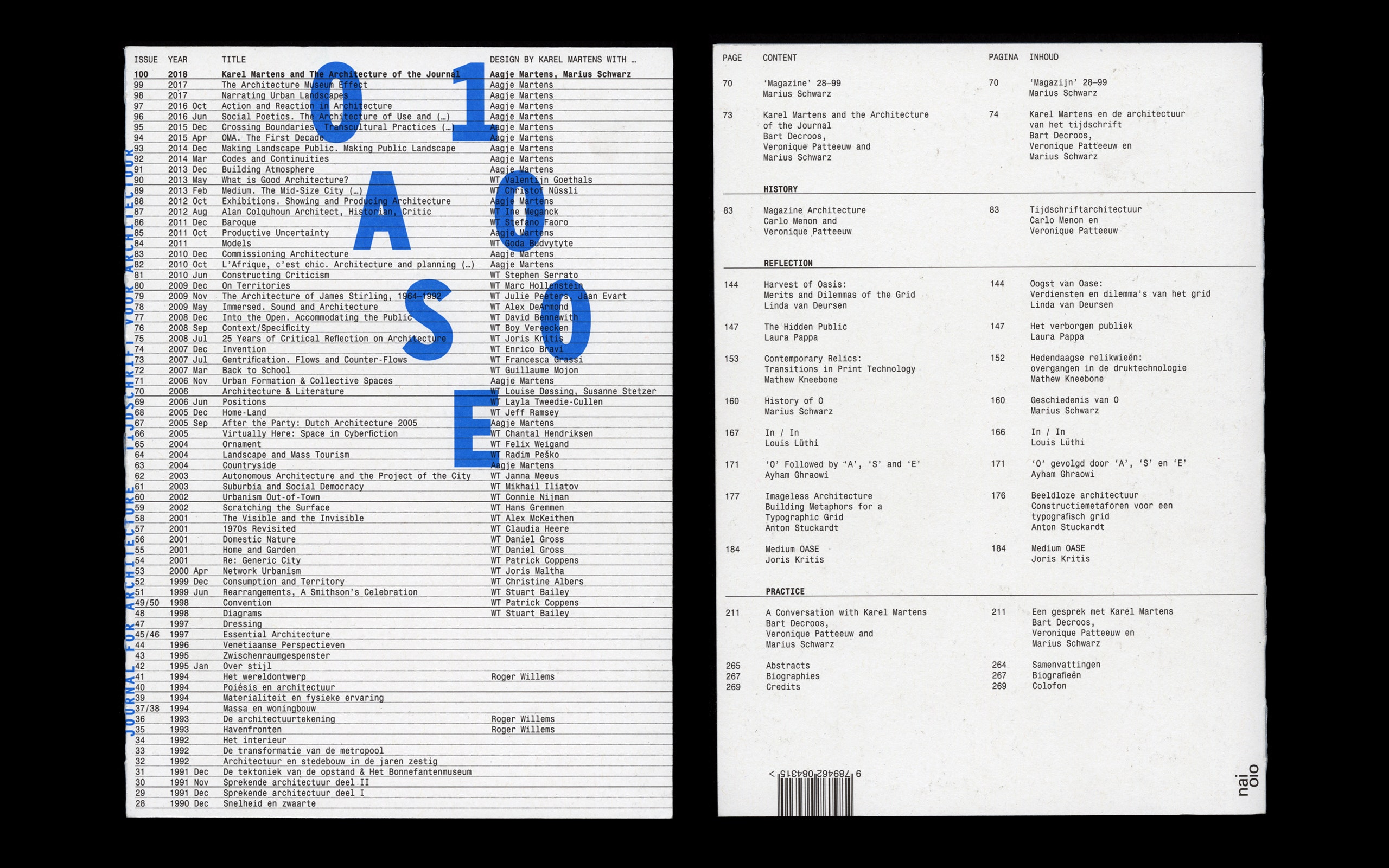 OASE 100: An Interview with Marius Schwarz on Karel Martens