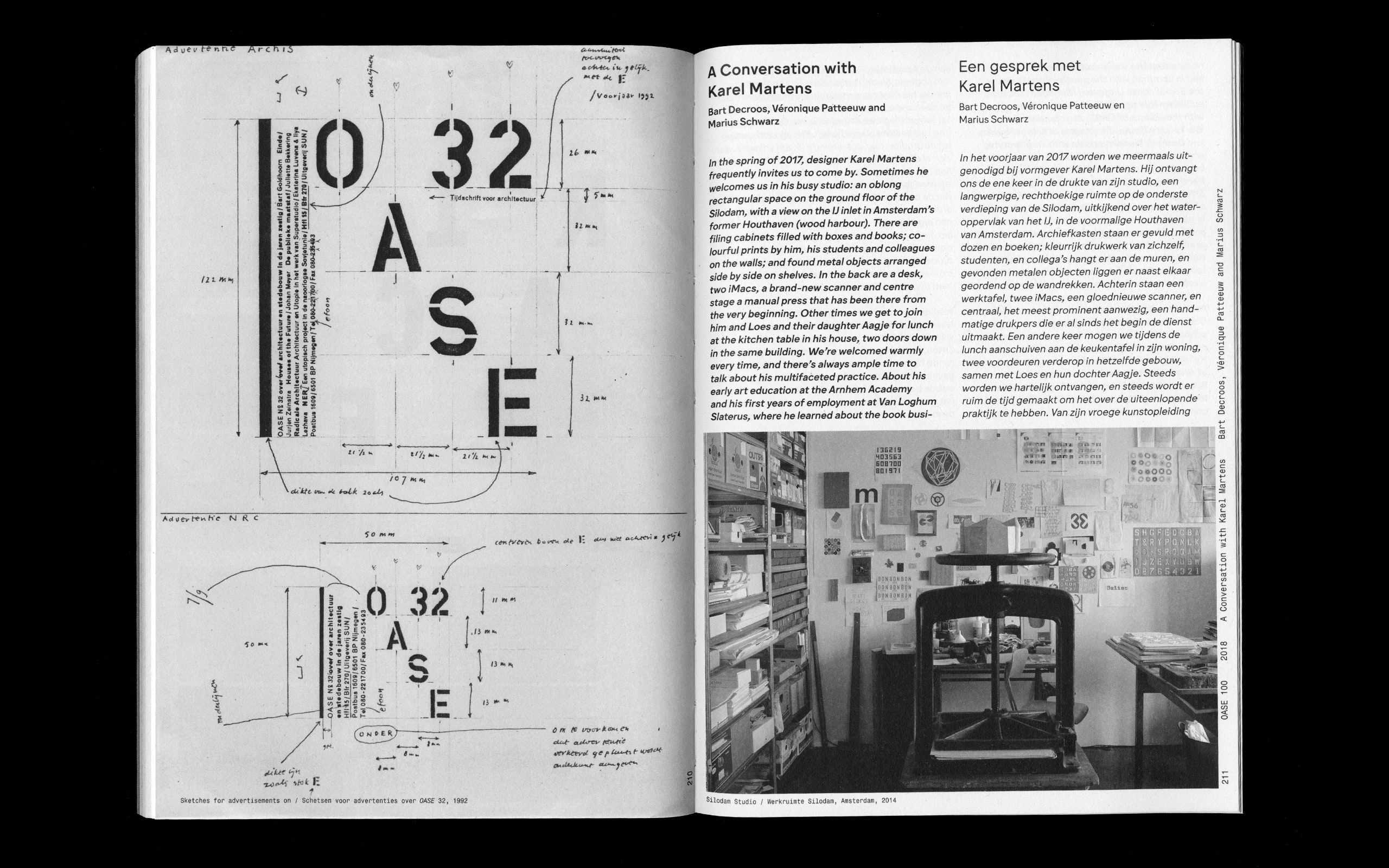 OASE 100: An Interview with Marius Schwarz on Karel Martens