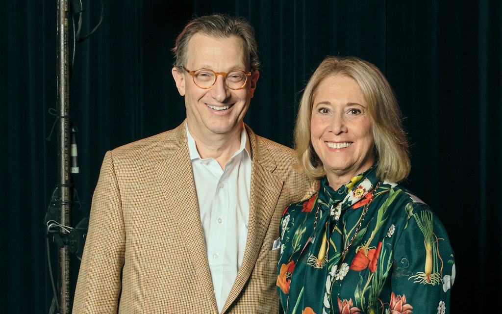 Photo of Leni and David Moore at Walker Art Center