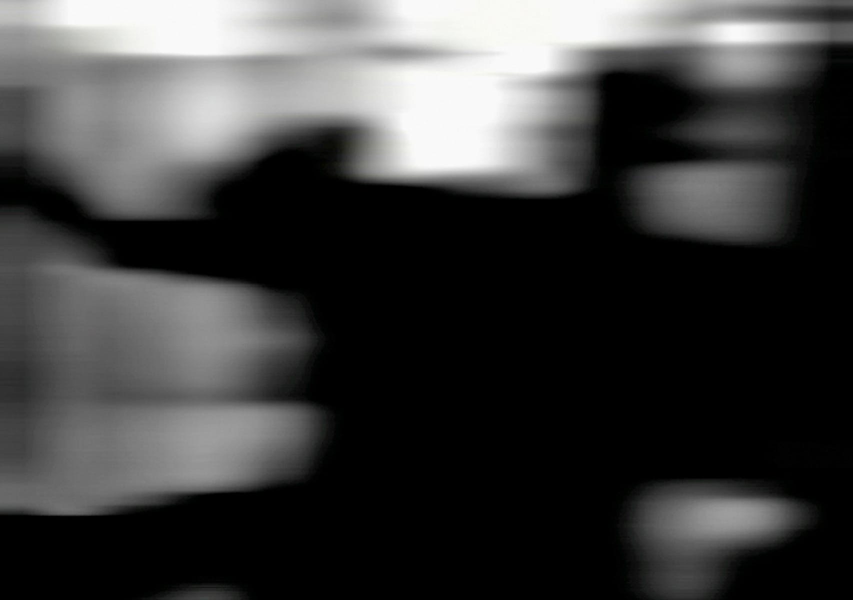 B/W video still from Ralph Lemon's, Meditation, 2010