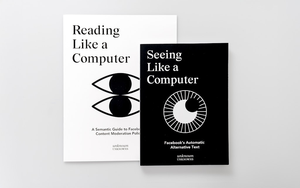 Two books titled Reading Like a Computer and Seeing Like a Computer with eye illustrations on the covers.