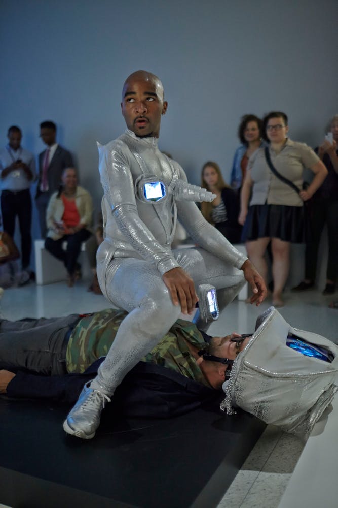 Jacolby Satterwhite, Orifice, 2010-2012; part of the exhibition Radical Presence: Black Performance in Contemporary Art, 2014