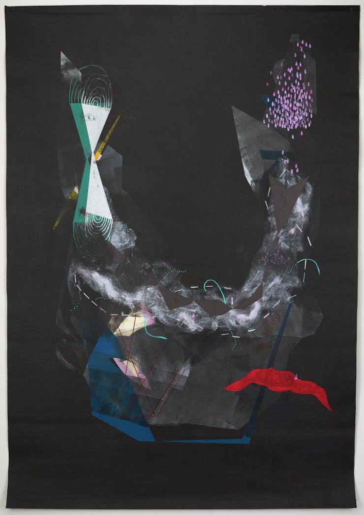 Painting by Caroline Kent titled Further and Farther Than One Expects, 2015