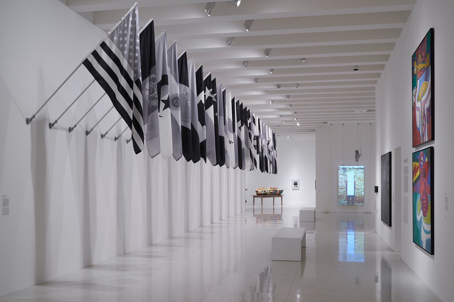 Installation view of Wilfredo Prieto’s Apolítico in the exhibition Adiós Utopia: Dreams and Deceptions in Cuban Art Since 1950. Photo: Dylan Nelson for Walker Art Center